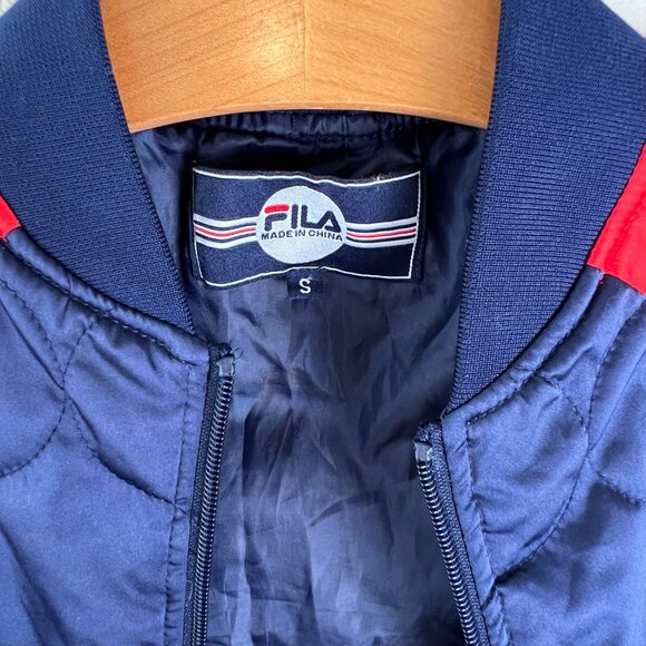FILA Petra Quilted Full Zip Bomber Jacket - Picture 8 of 11